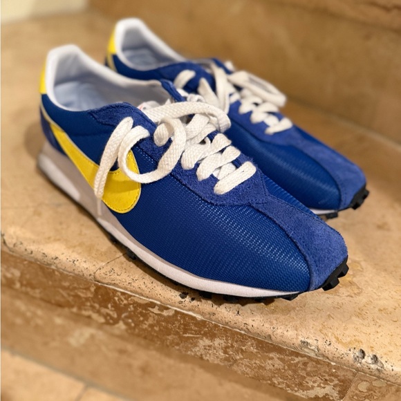 Nike Men's Sneakers in Blue and Yellow - Picture 1 of 5